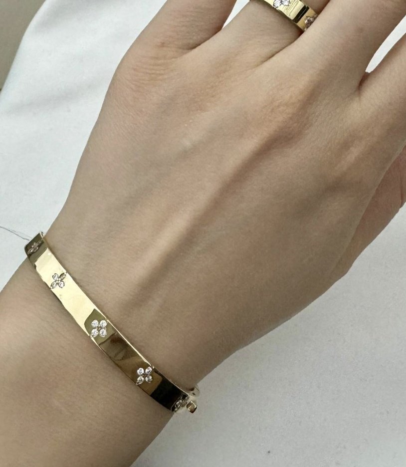 Браслет Italy Gold 019 длина 18 см, вес 8.92 г золото, плетение отсутствует купить,NaN