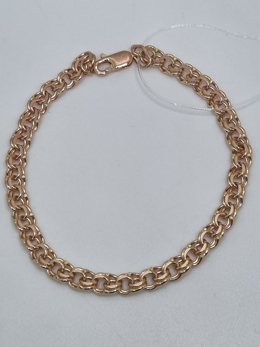 Браслет Zhanar Gold ZHA84_45 длина 19 см, вес 4.39 г золото, плетение бисмарк купить,NaN