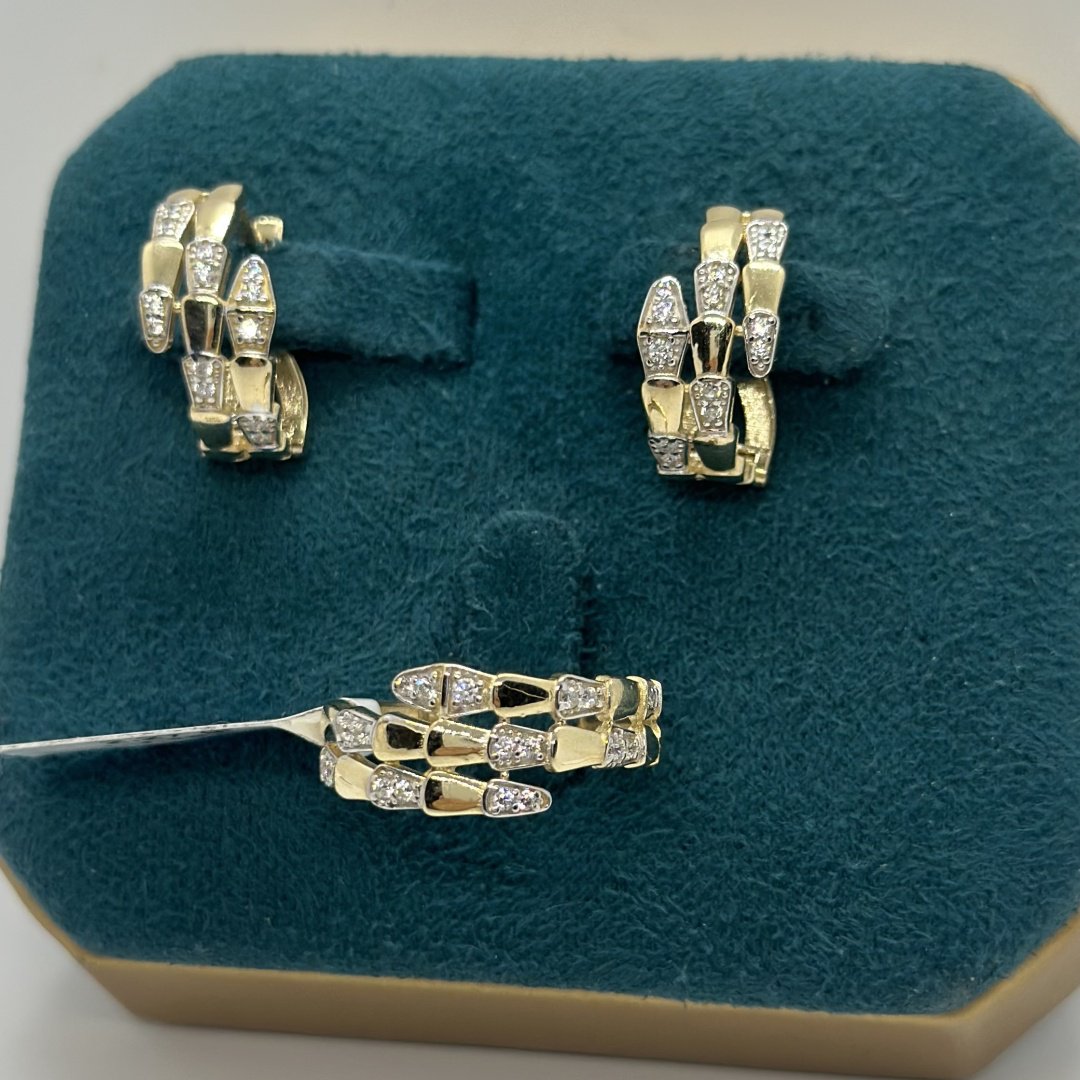 Zhanar Gold Булгари змея комплект Италия вес 6.64 г золото, без вставок купить,NaN