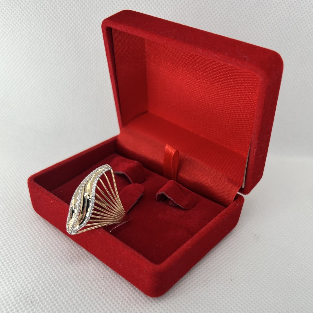 Кольцо Diamond Exclusive 6249ИЕ размер 19.5 вес 4.1 г золото, фианит купить,NaN