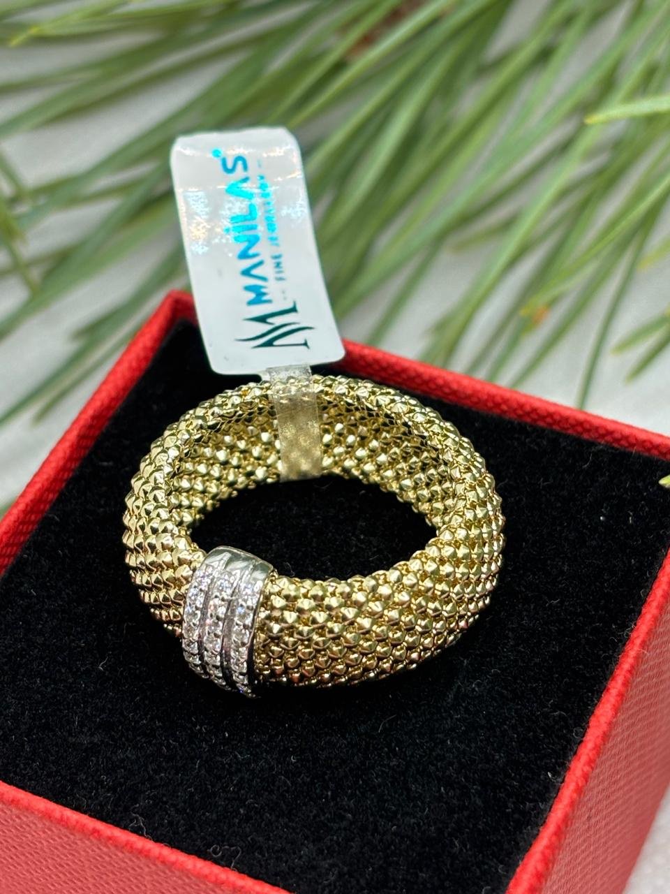 MANILAS GOLD SET5182 вес 15.5 г золото, фианит купить,1159700