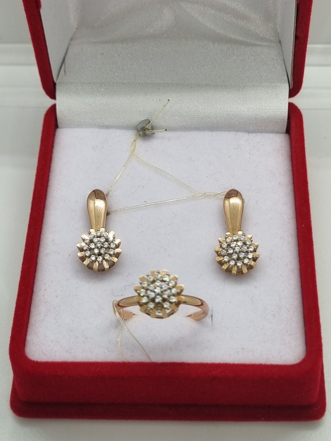 Zhanar Gold ZHA84_149 вес 4.57 г золото, фианит купить,339200