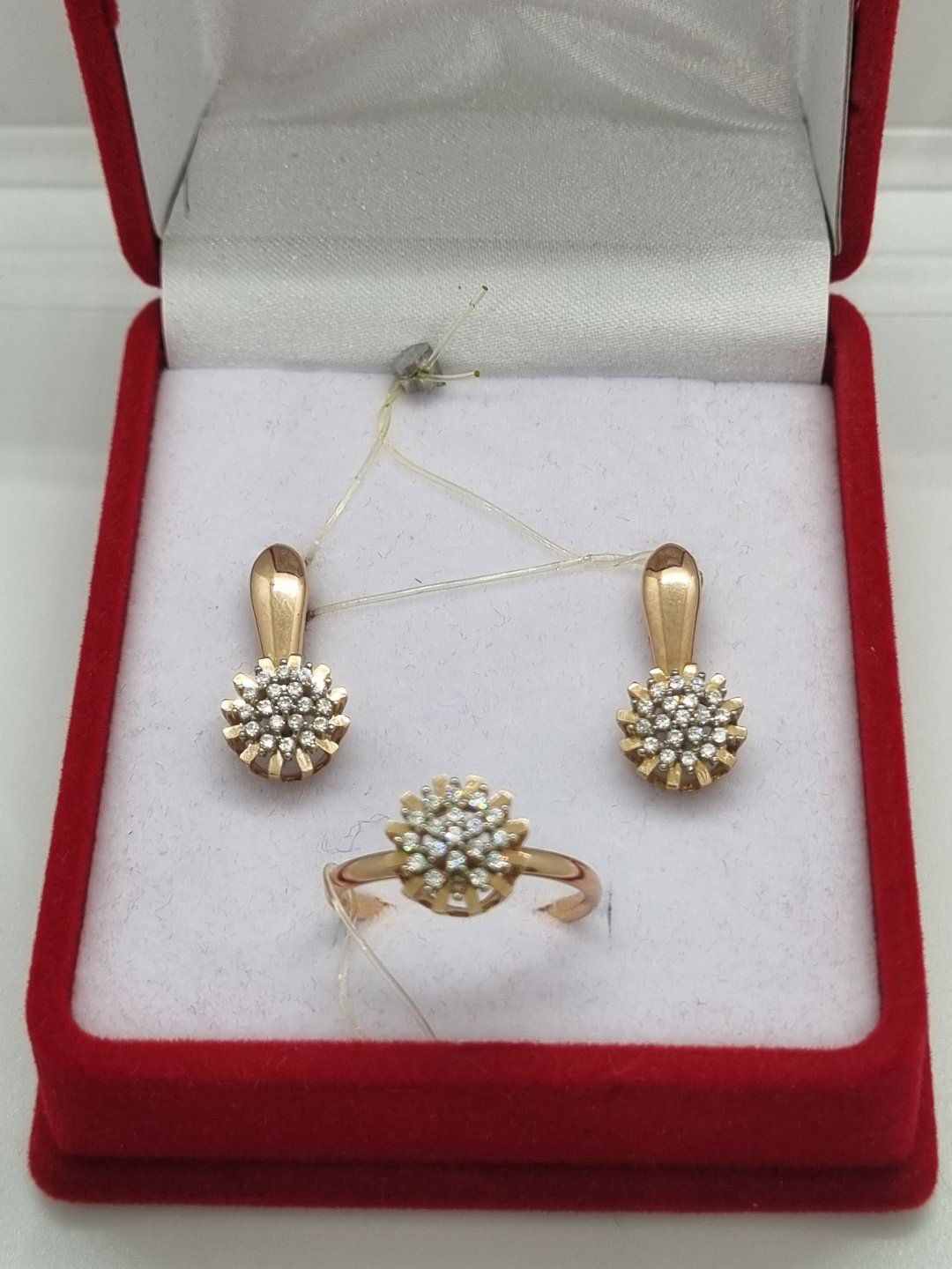 Zhanar Gold ZHA84_149 вес 4.57 г золото, фианит купить,339200