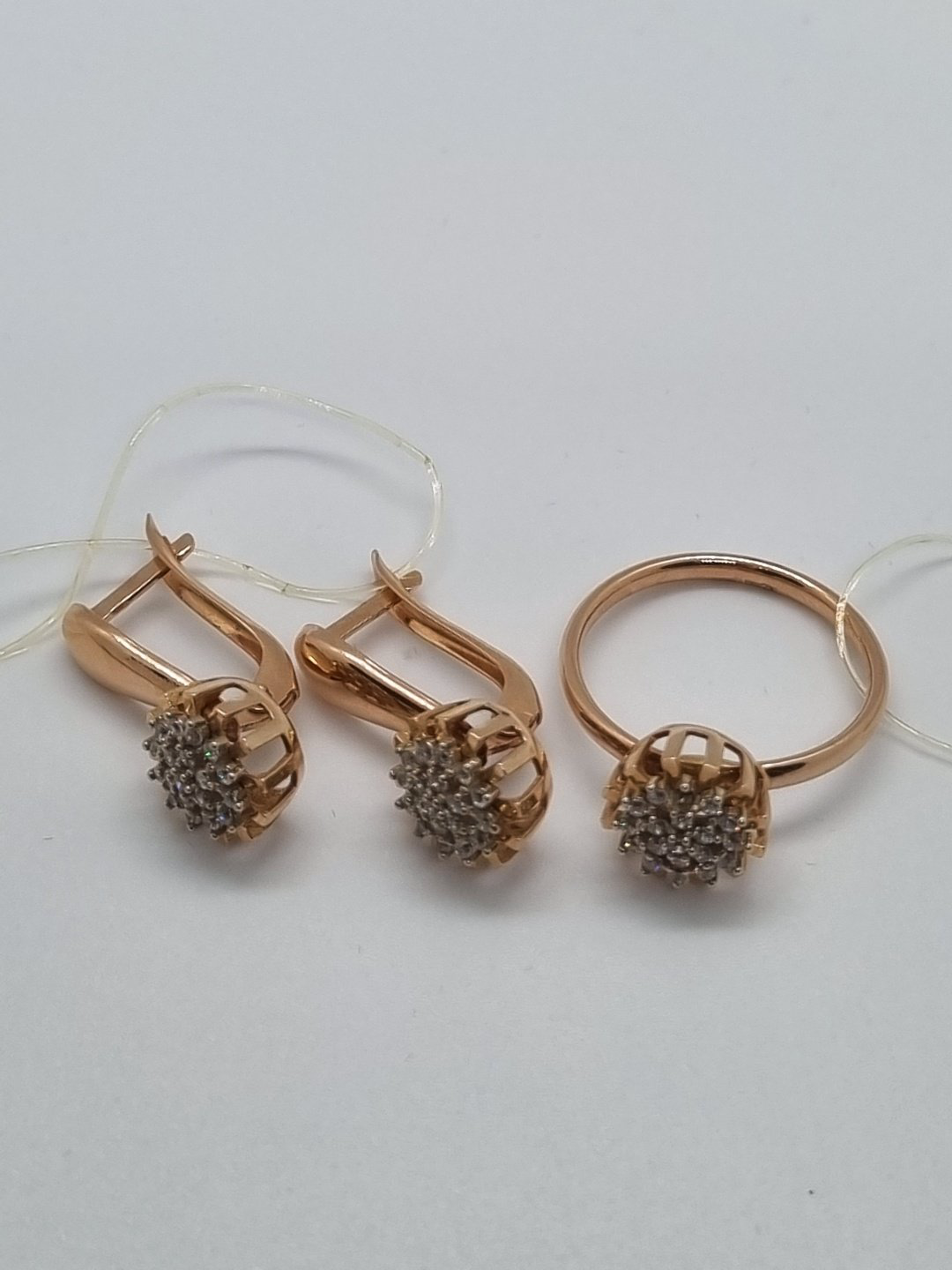 Zhanar Gold ZHA84_149 вес 4.57 г золото, фианит купить,339200
