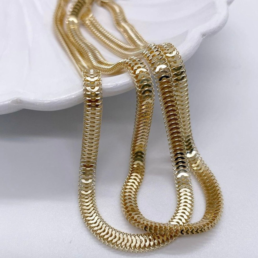 Цепь MANILAS GOLD 6564565 длина 50 см, вес 10.61 г золото, плетение снейк купить,NaN