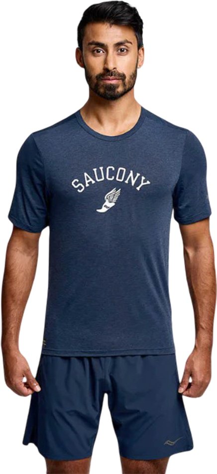 Футболка Saucony синий купить,NaN