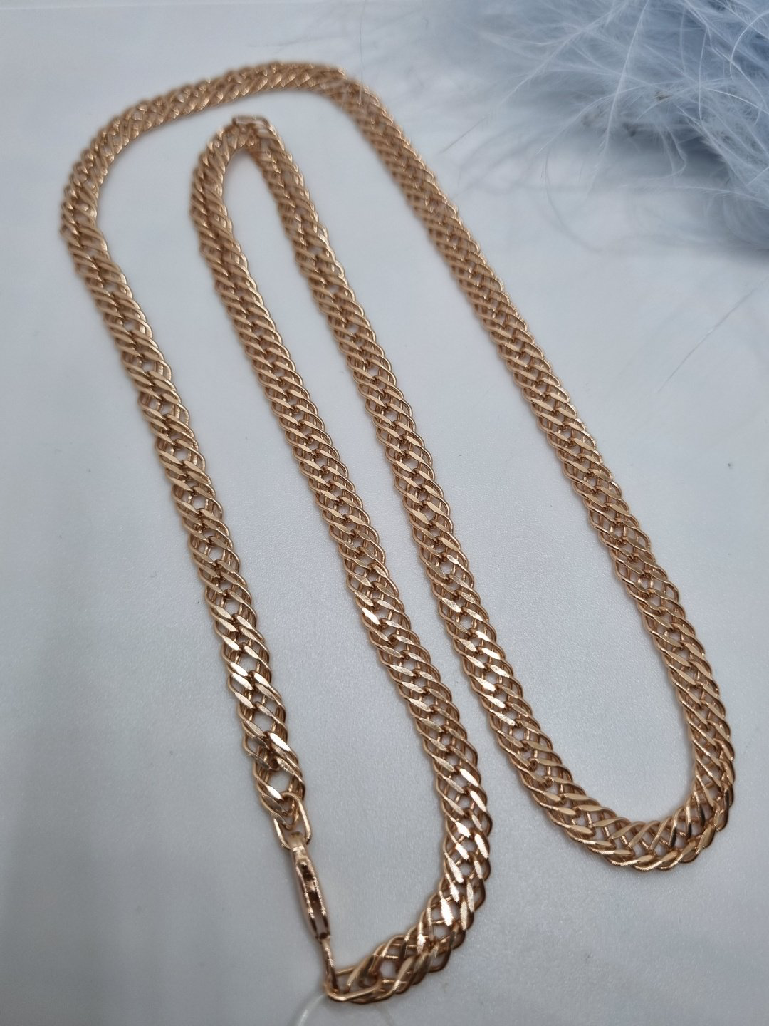 Цепь Zhanar Gold ZHA84_91 длина 55 см, вес 10.04 г золото, плетение тройной ромб купить,NaN