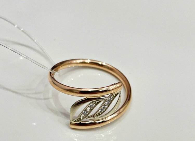 Кольцо Diamond 3864 размер 17 вес 1 г золото, без вставок купить,NaN