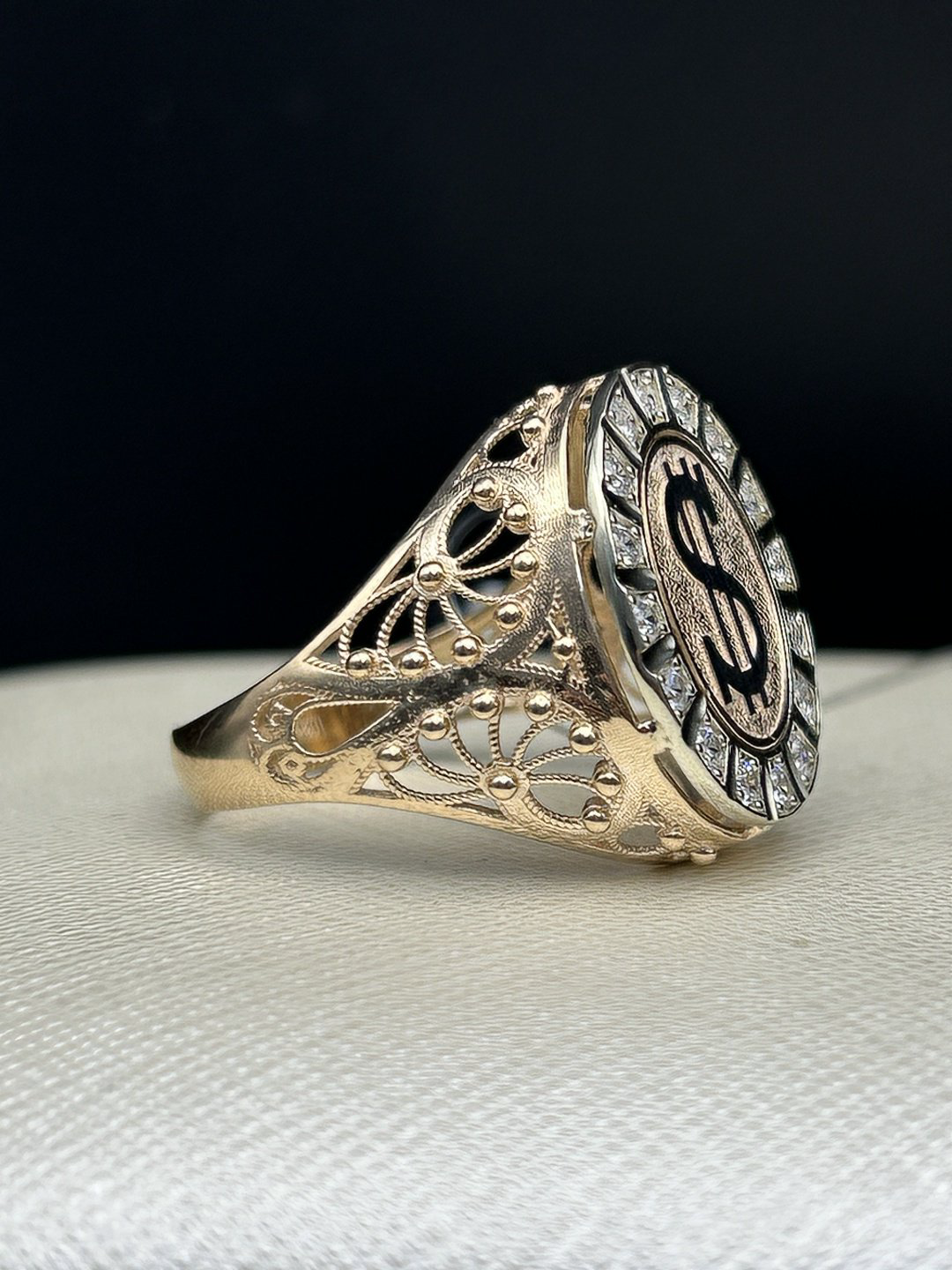 Кольцо Diamond Exclusive 62826 размер 21 вес 6.42 г золото, фианит купить,NaN