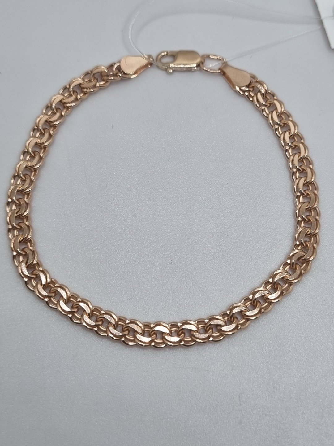 Браслет Zhanar Gold ZHA84_291 длина 18 см, вес 3.98 г золото, плетение бисмарк купить,294950