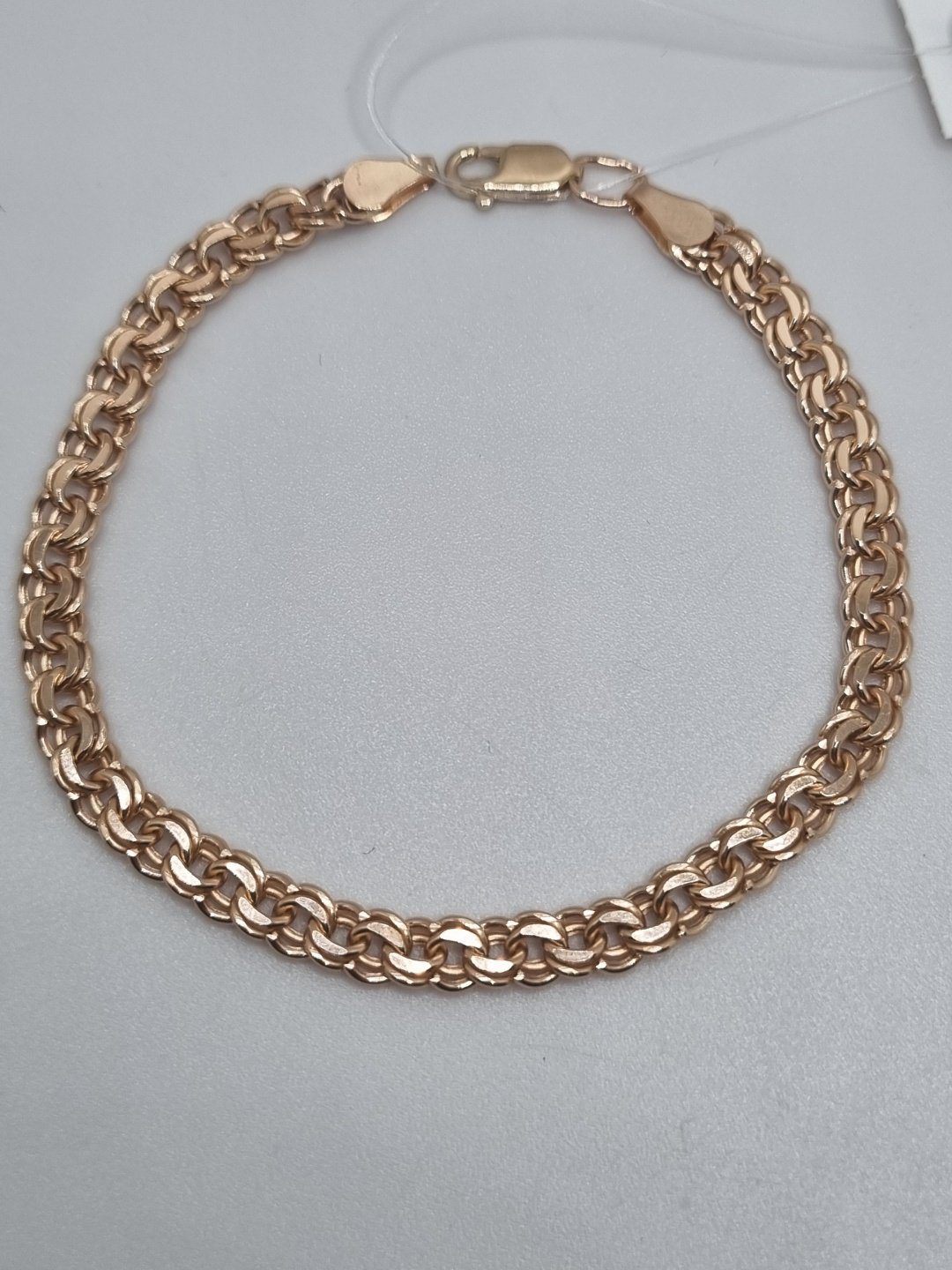 Браслет Zhanar Gold ZHA84_291 длина 18 см, вес 3.98 г золото, плетение бисмарк купить,294950