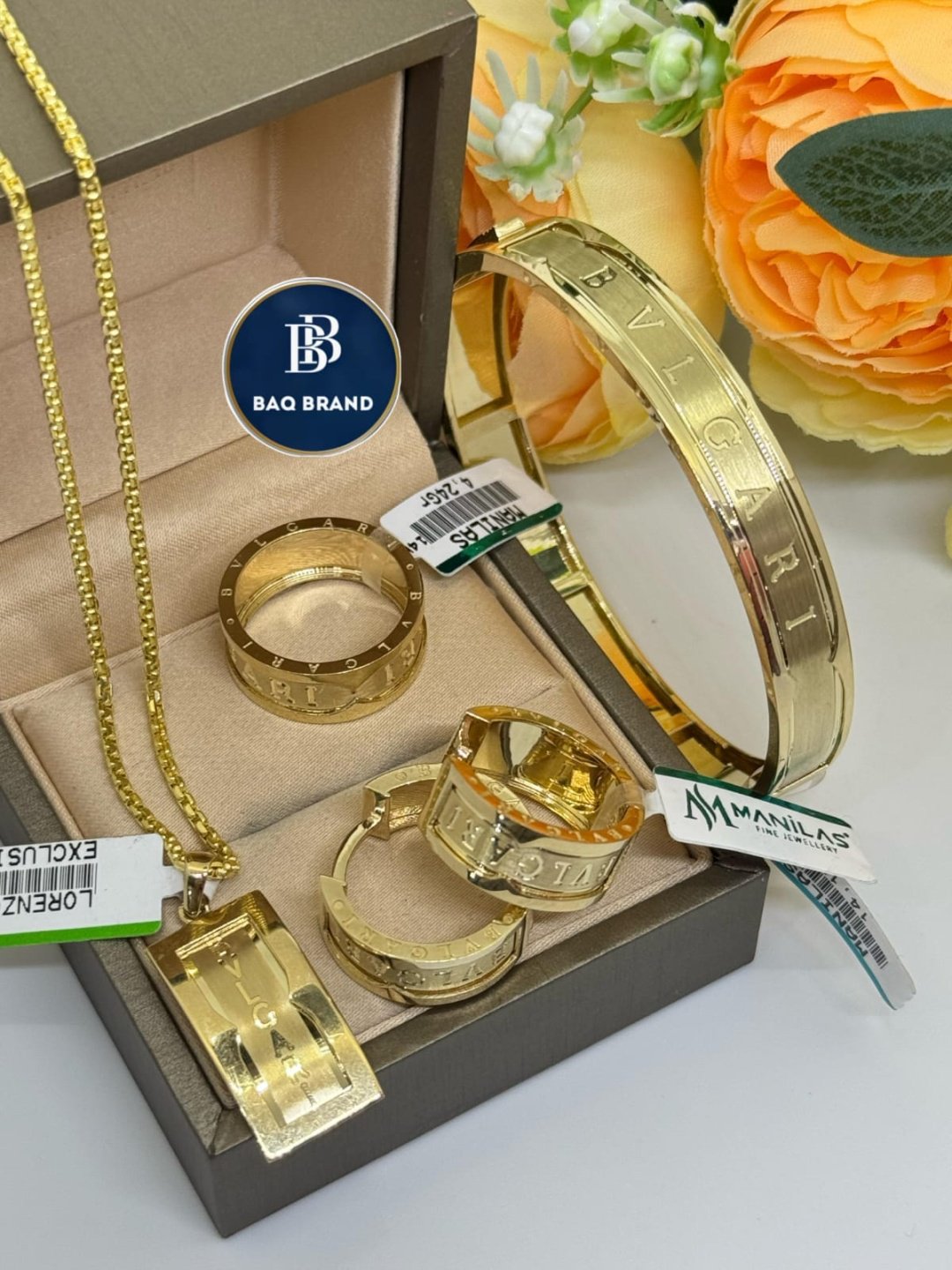 BAQ BRAND 9652145 вес 32.54 г золото, без вставок купить,NaN