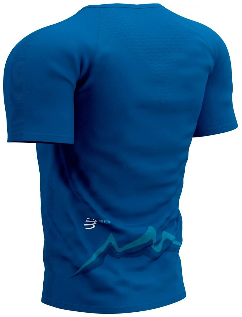Футболка Compressport синий купить,NaN