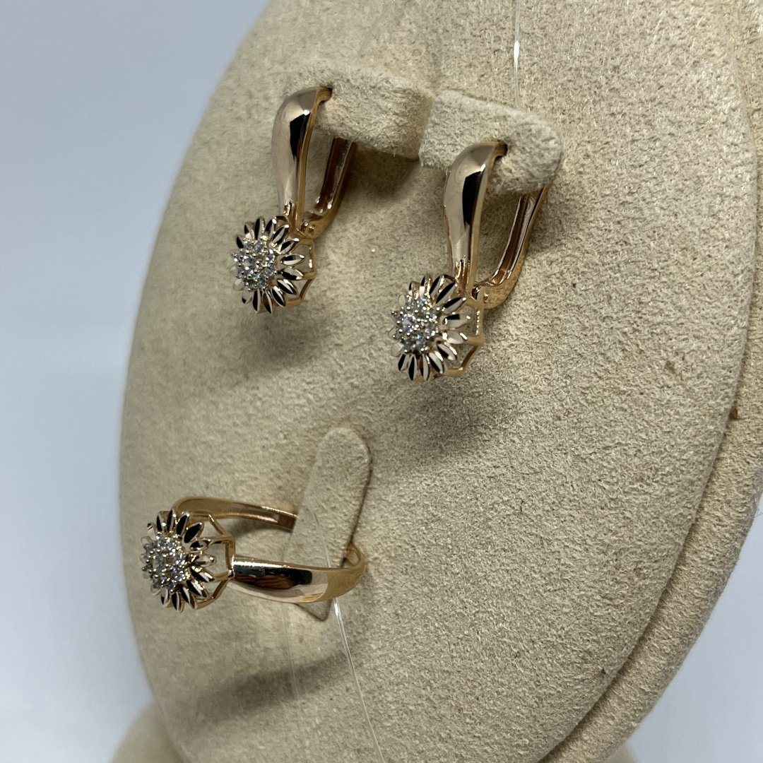 Diamond 180461 вес 4.61 г золото, фианит купить,NaN