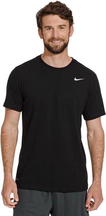 Футболка Nike M NK DRY TEE DFC CREW SOLID черный купить,NaN
