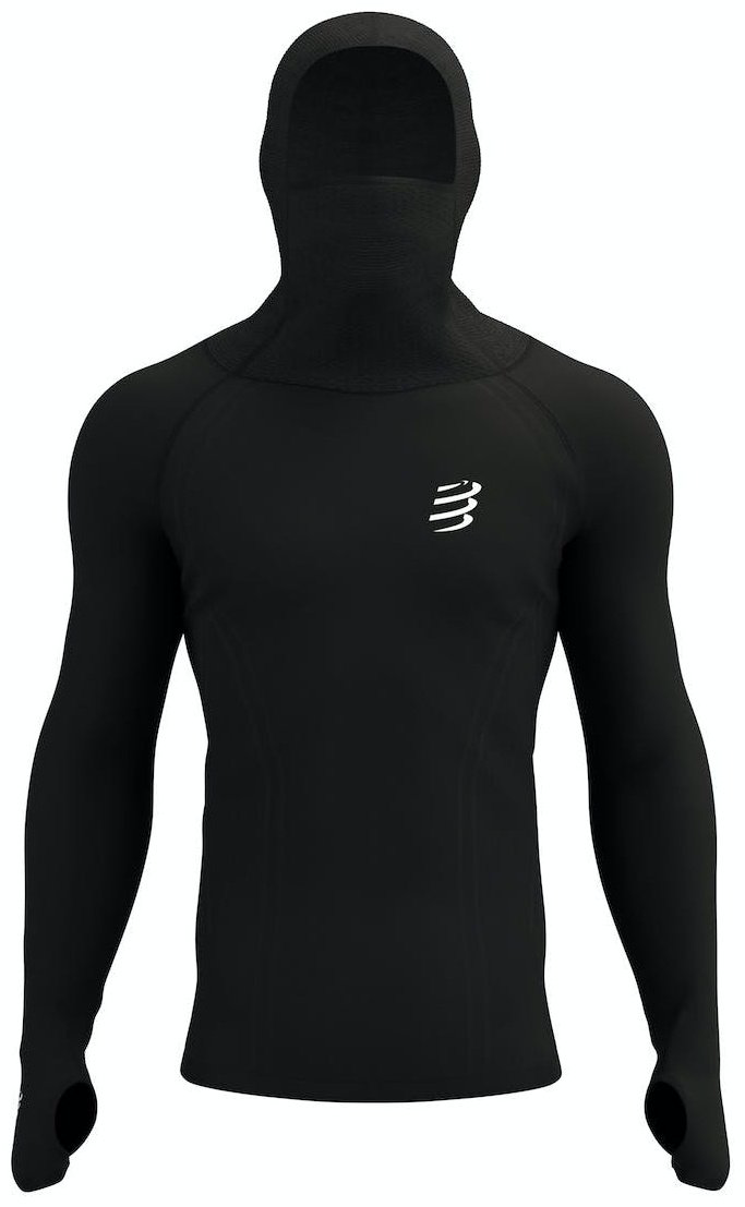 Лонгслив Compressport черный купить,NaN
