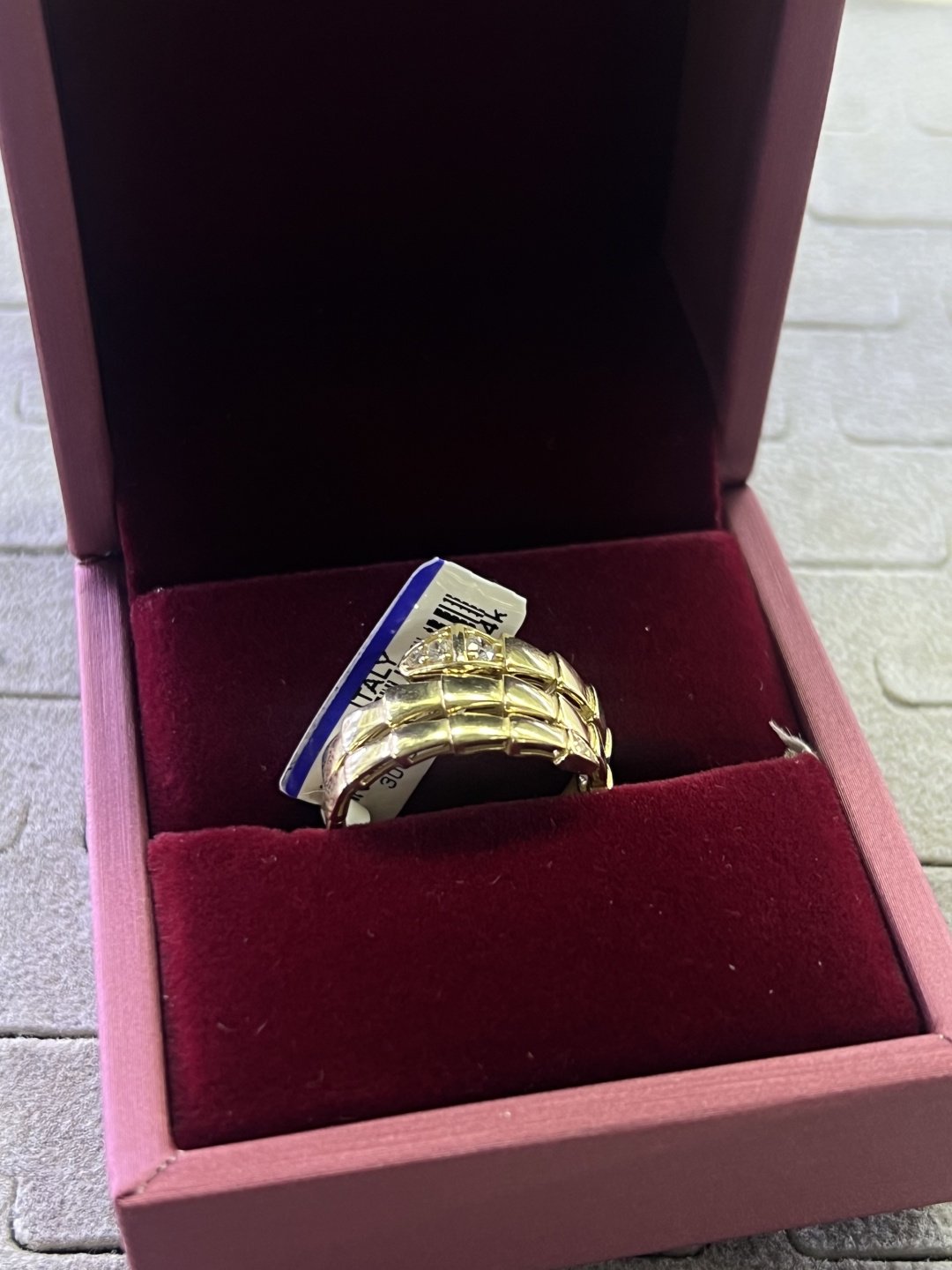 Кольцо MIRSADO GOLD Rk728143 размер 19 вес 3.89 г золото, цирконий, циркон