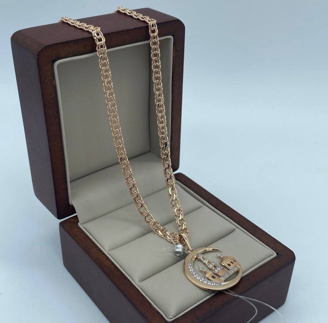 Колье Gidayat Gold 87688 длина 55 см вес 9.27 г золото, без вставок купить,NaN