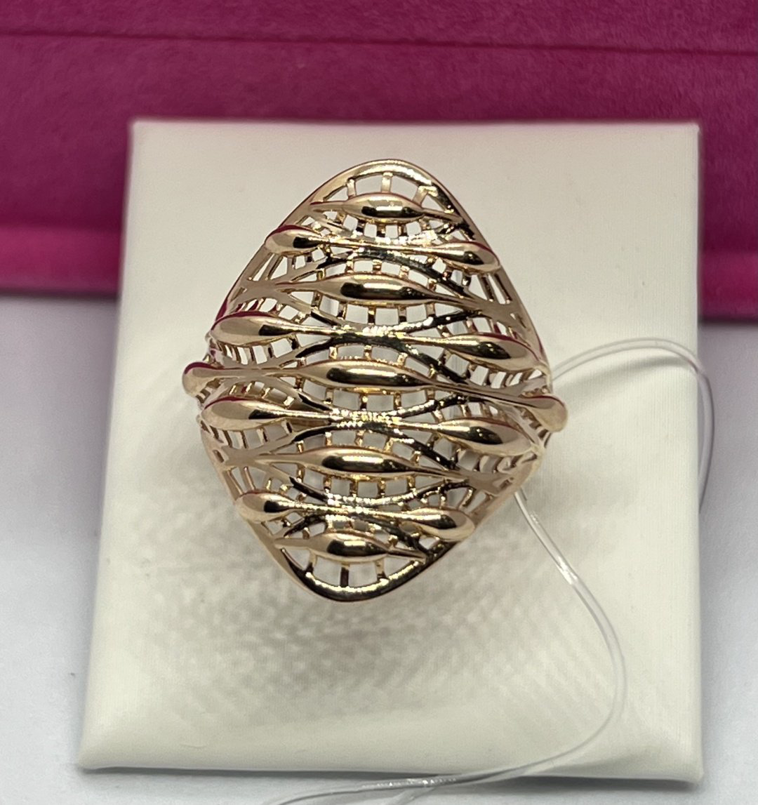 Кольцо Zhanar Gold размер 19.5 вес 2.52 г золото, без вставок купить,NaN
