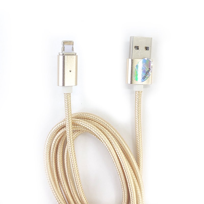 Кабель Magnetic ViTi iPhone золотистый купить,3283