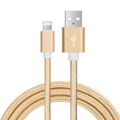 Кабель Magnetic ViTi iPhone золотистый