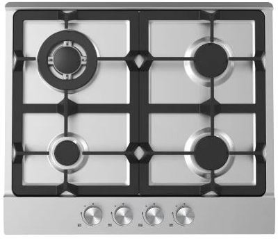 Газовая варочная поверхность Midea MG690TX серебристая