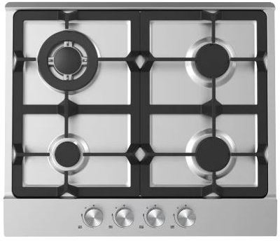 Газовая варочная поверхность Midea MG690TX серебристая