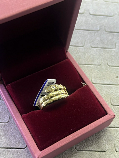 Кольцо MIRSADO GOLD Rk728143 размер 19 вес 3.89 г золото, цирконий, циркон