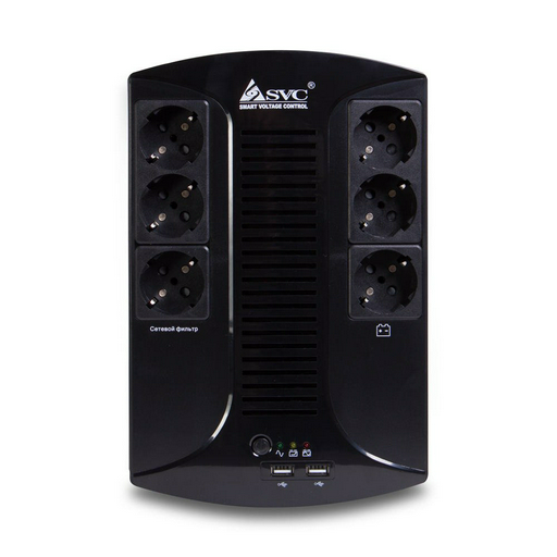 Источник бесперебойного питания SVC U-650-L черный