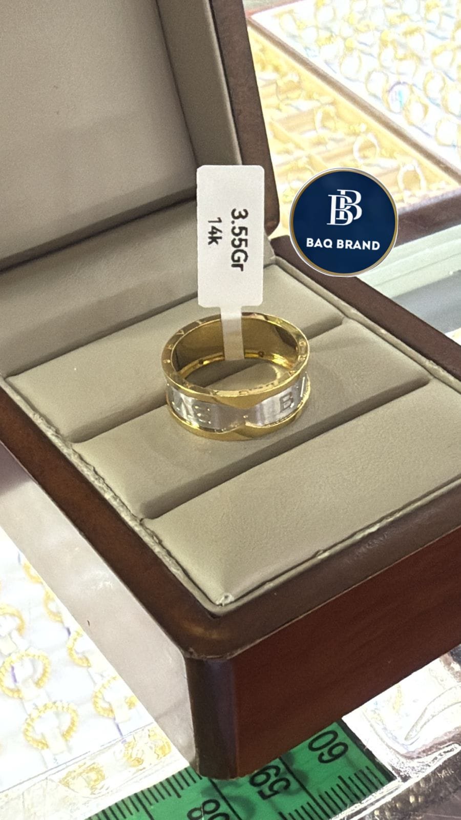 Кольцо BAQ BRAND BB853625 размер 18 вес 3.55 г золото, без вставок купить,NaN
