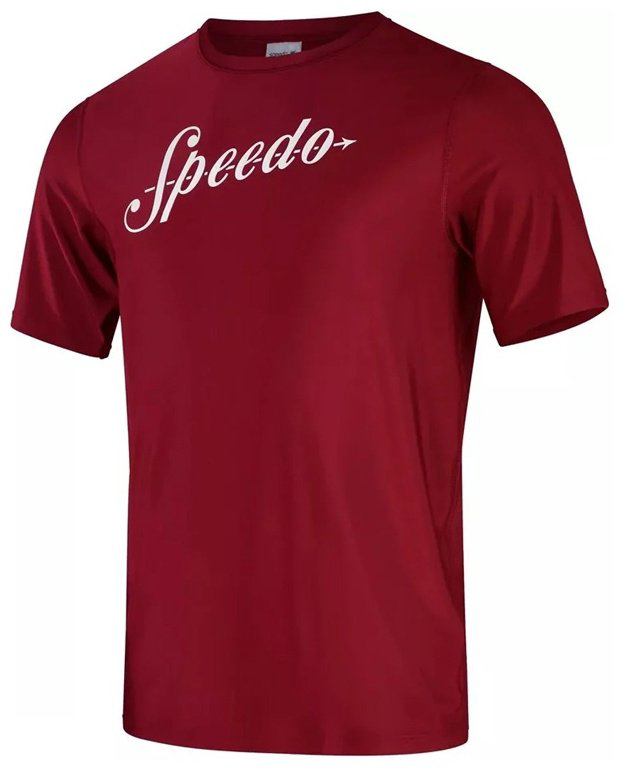 Футболка Speedo надпись бордовый купить,NaN