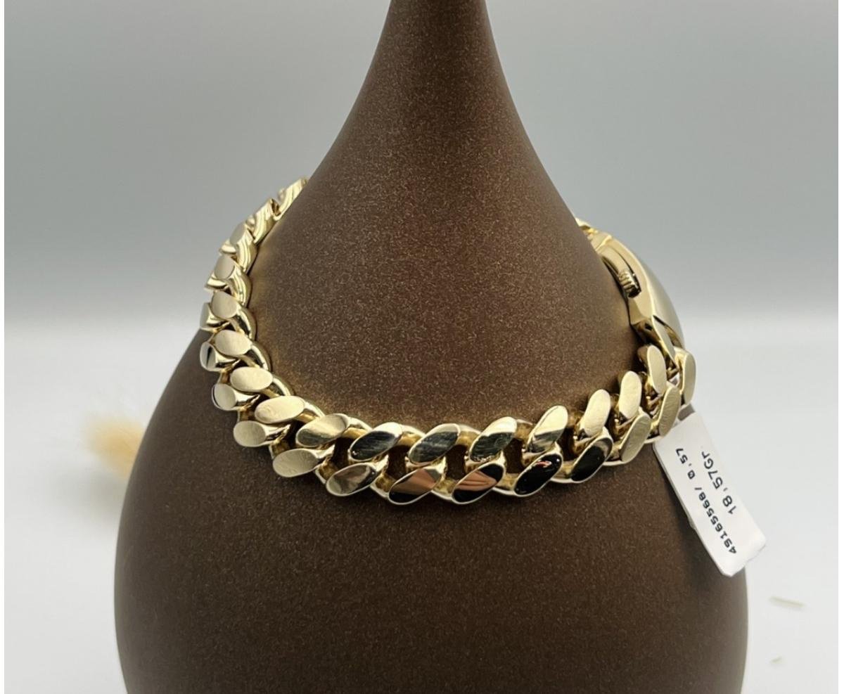 Браслет Браслет Italian Gold 5267272 длина 18 см, вес 18.57 г золото, плетение панцирное