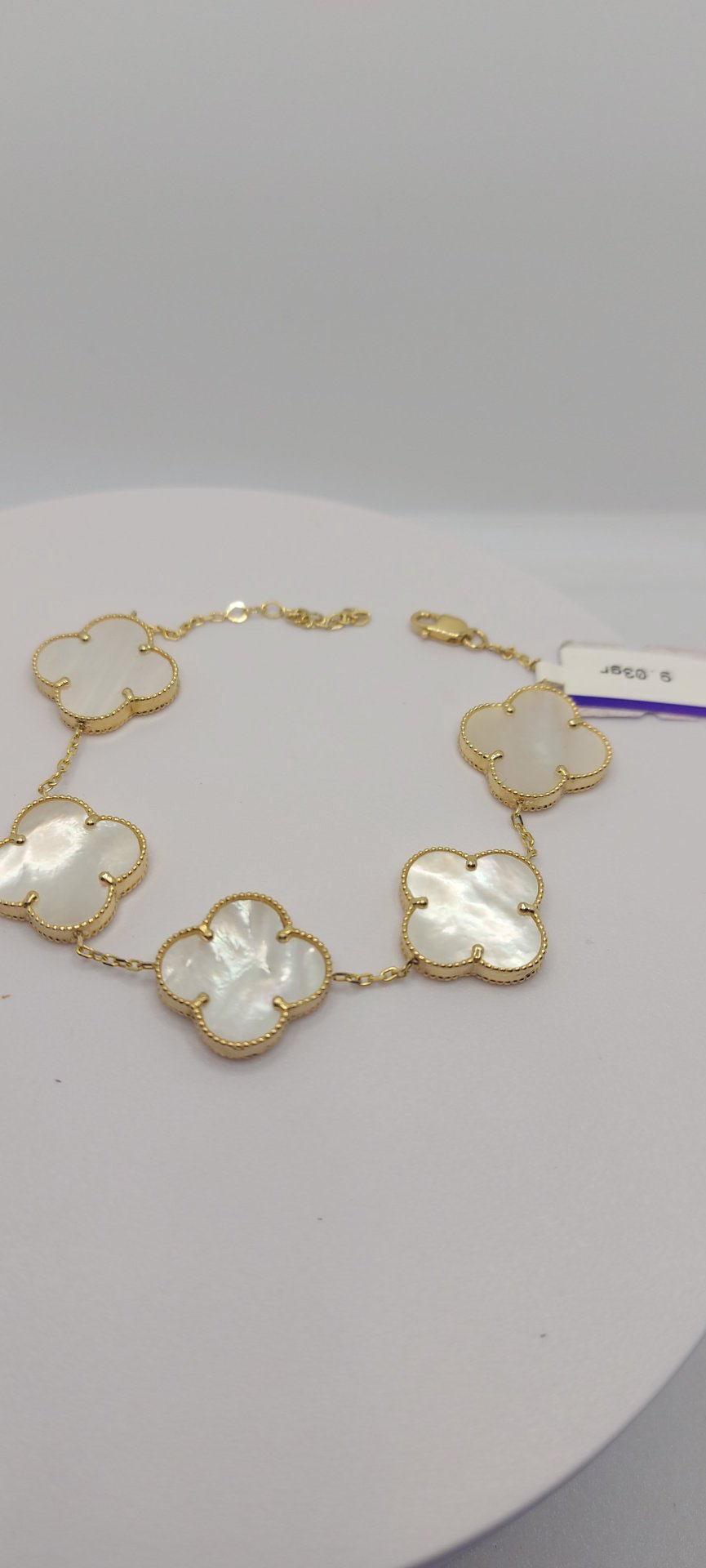 Браслет MIRSADO GOLD Ван Клиф золото Браслет длина 19 см, вес 9.03 г золото, плетение якорное купить,NaN