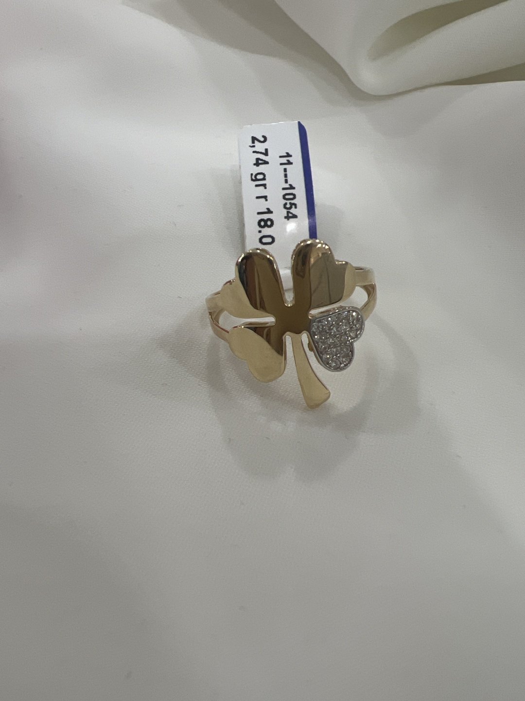 Кольцо Italy Gold ZD0000344567 размер 18.5 вес 2.18 г золото, без вставок купить,NaN