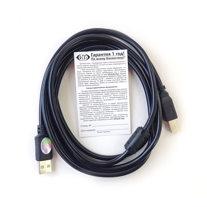 Кабель ViTi UAMBM 2м черный - ForteMarket Кабель ViTi UAMBM 2м черный купить,0