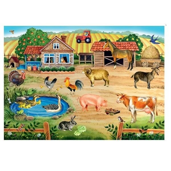Пазлы Step Puzzle Ферма 34 детали  купить,NaN