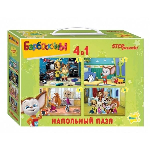 Пазл Step Puzzle Барбоскины 30 элементов купить,NaN