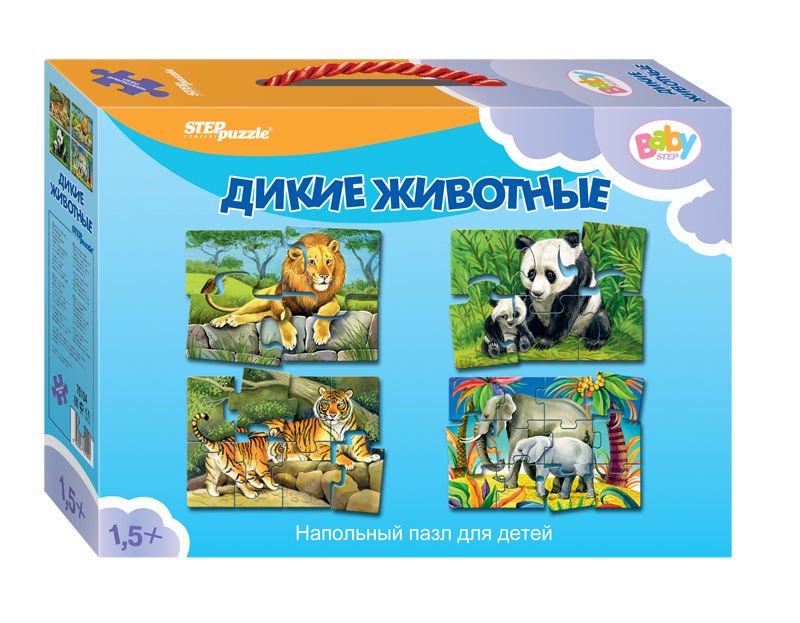 Пазл Step Puzzle Дикие животные 30 элементов купить,NaN