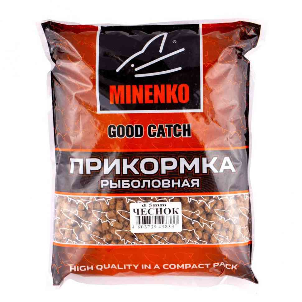 Пеллетс Minenko Good Catch Чеснок 5мм 700гр