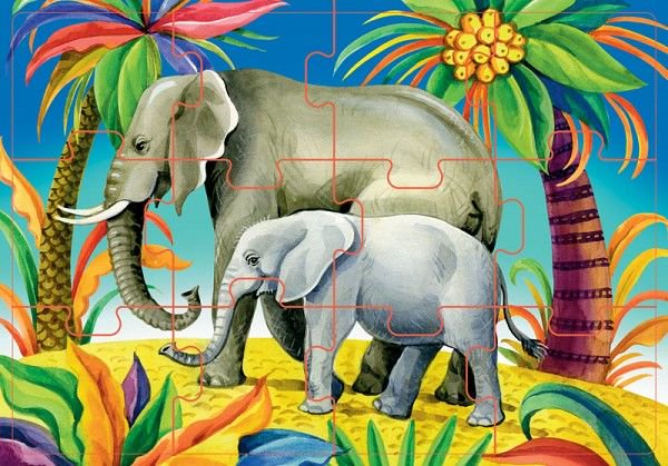 Пазл Step Puzzle Дикие животные 30 элементов купить,NaN