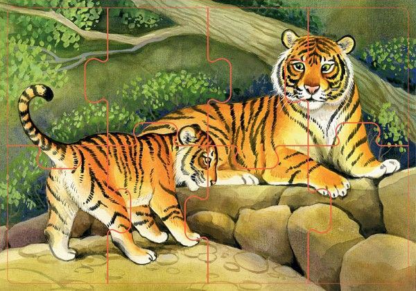 Пазл Step Puzzle Дикие животные 30 элементов купить,NaN
