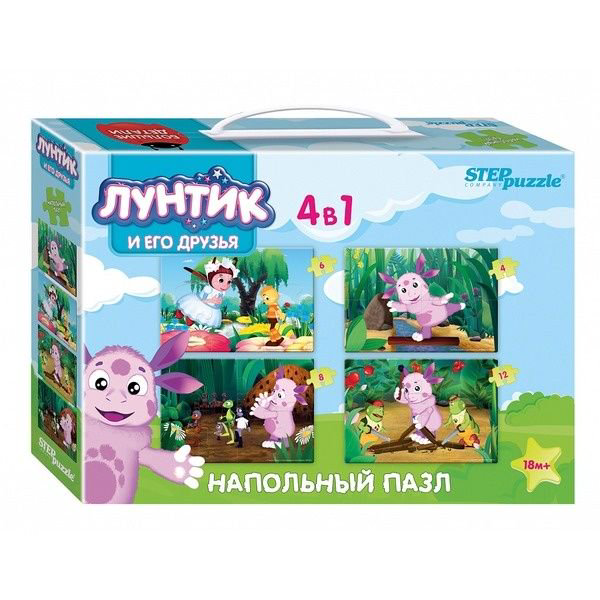 Пазл Step Puzzle Лунтик и его друзья 30 элементов купить,NaN