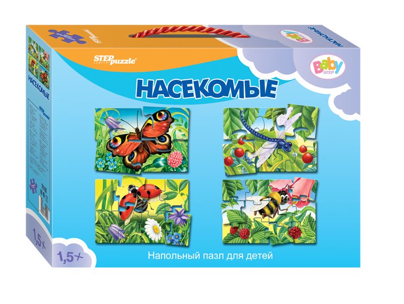 Пазл Step Puzzle Насекомые 30 элементов купить,NaN