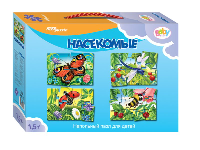 Пазл Step Puzzle Насекомые 30 элементов купить,NaN