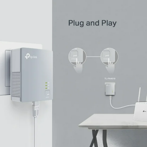Адаптер Powerline Tp-Link TL-PA4010KIT White