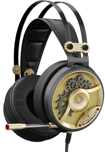 Наушники A4Tech Bloody Moci M660 черно-золотые