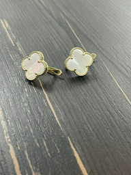 Серьги Global Gold vanearrings вес 4.2 г золото, перламутр