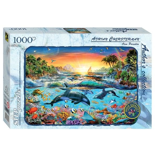 Пазл Step Puzzle Касатки 1000 элементов купить,NaN