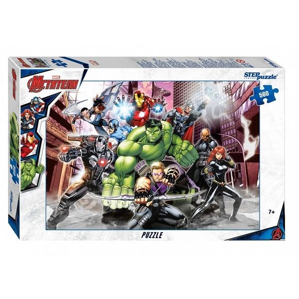 Пазл Step Puzzle Marvel Мстители-3 560 элементов купить,NaN