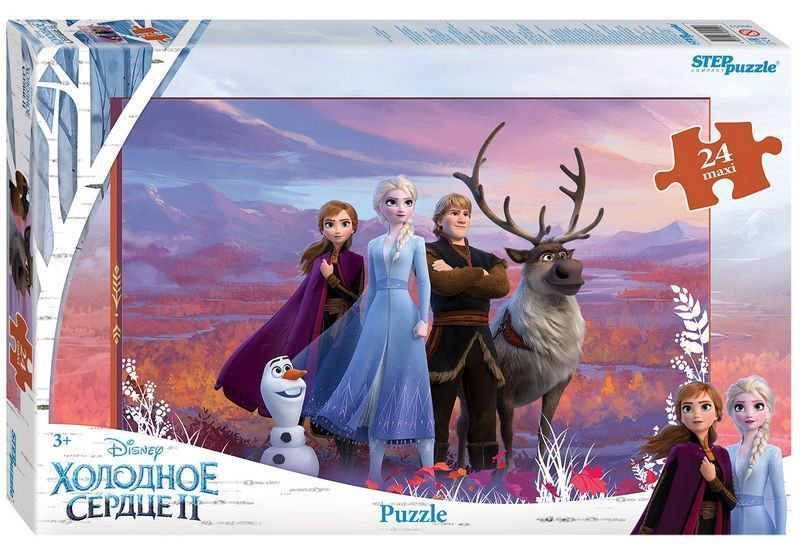Пазлы Step Puzzle Холодное сердце 2 maxi  24 детали купить,NaN